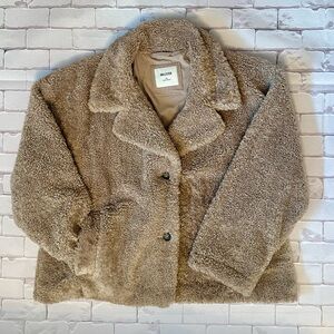 Hollister Tan Teddy Jacket